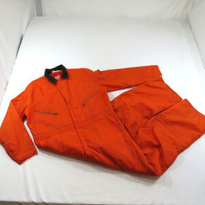 Blue Bell Orange Coveralls Mens L 42-44 Vintage 1960s